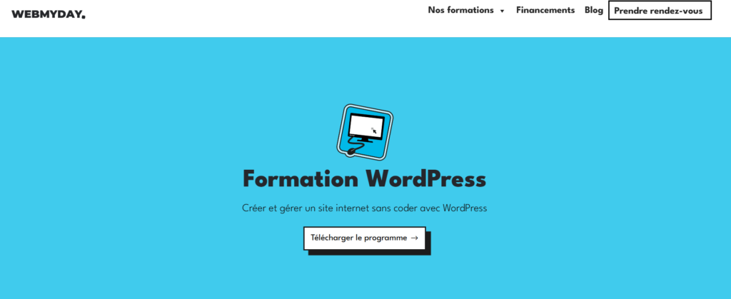 Formation wordpress Webmyday