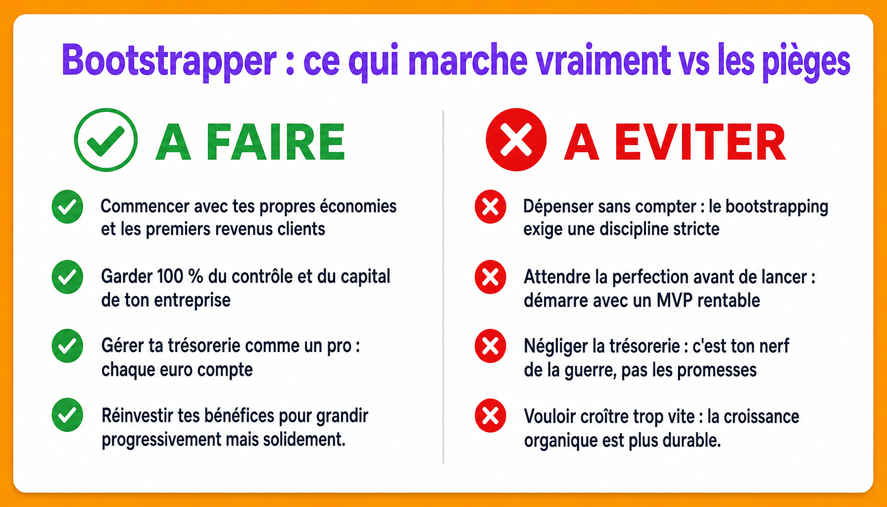 Guide bootstrapper : bonnes pratiques et erreurs à éviter pour financer son entreprise sans investisseur
